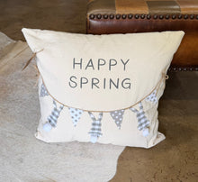 Load image into Gallery viewer, Mud Pie Bunny Banner Pillow - NEW
