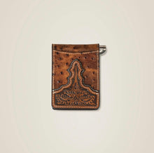 Load image into Gallery viewer, Ariat Ostrich Clip Wallet
