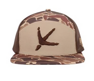 NEW - Turkey Tracks 7 Panel Brown Old School AFW Style
