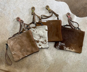 Crossbody Cowhide Purse