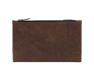 ROADSTOP Brown Leather Wallet - NEW