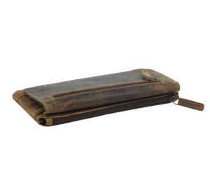 Oak Fire Leather Wallet