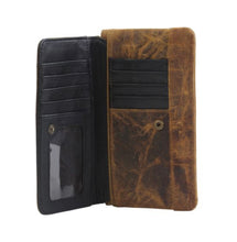 Load image into Gallery viewer, Oak Fire Leather Wallet
