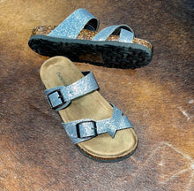 Load image into Gallery viewer, Little Girl Glitter Outwood Sandals
