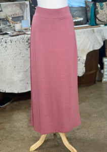 Dusty Rose Inherit Maxi Skirt