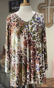 Long Sleeve Silk Blouse