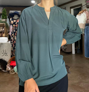 Emerald Green Blouse - NEW