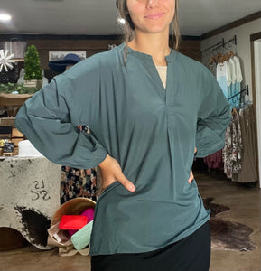 Emerald Green Blouse - NEW