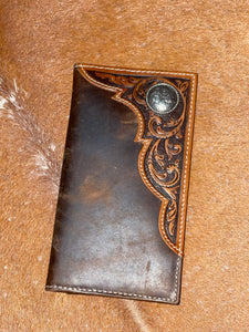 Leather Ariat Rodeo Wallet