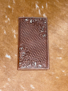 Leather Tooling Nocona Rodeo Wallet