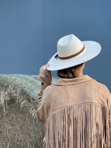 Fringe Shacket With Front Pockets