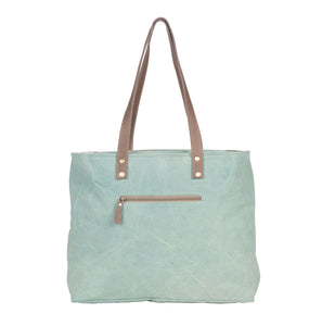 Caribbean Current" Green Tote Bag - NEW