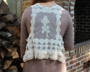 Knit Crochet Vest