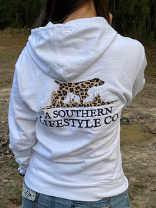 Women's Leopard Pointer Hoodie