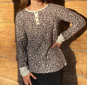 Leopard Sweater Shirt