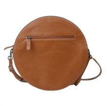 Load image into Gallery viewer, Leather &amp; Cowhide Canteen Crossbody Purse - NEW
