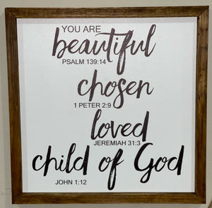 "Child Of God" Home Decor