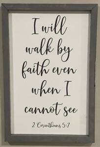 "2 Corinthians 5:7" Home Decor