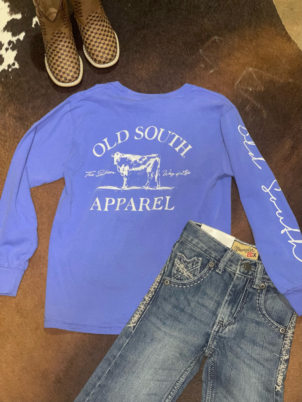 Youth Long Sleeve Cow - NEW