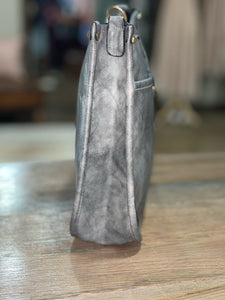 Gray Crossbody Purse Without Strap